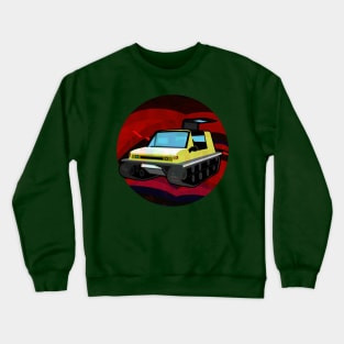 Yellow Snowmobile Crewneck Sweatshirt